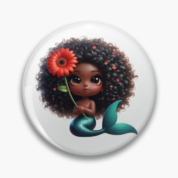 Item preview, Brown Skin Mermaid Fantasy designed and sold by Lulunza.