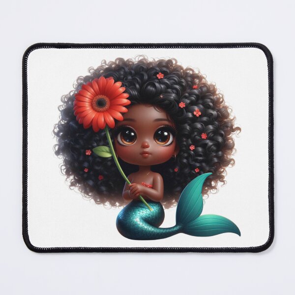 Item preview, Brown Skin Mermaid Fantasy designed and sold by Lulunza.