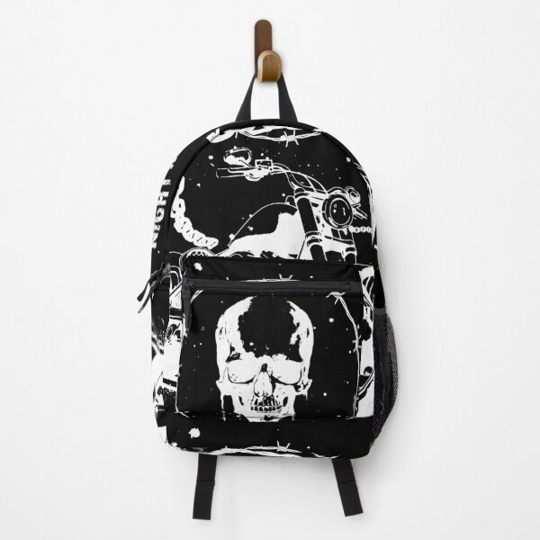 Item preview, Night Rider Skull Motorcycle Biker Print designed and sold by cabana.space.