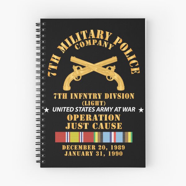 Item preview, Army - 7th Military Police Company, Operation Just Cause,7th Infantry Division (light)  w NDSM AFEM X 300 designed and sold by Military Insignia Products.