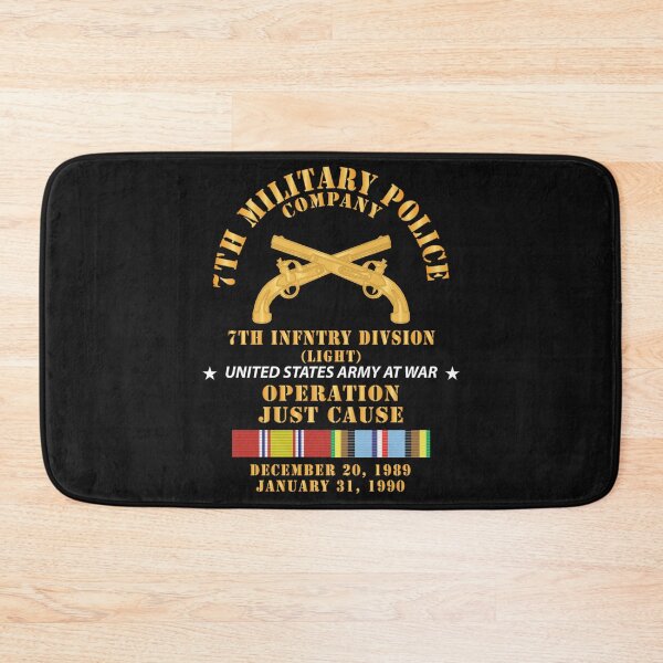 Item preview, Army - 7th Military Police Company, Operation Just Cause,7th Infantry Division (light)  w NDSM AFEM X 300 designed and sold by Military Insignia Products.