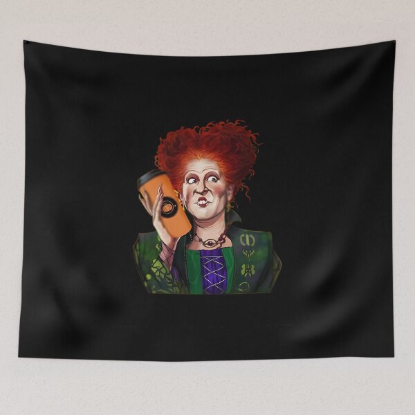 Aperçu de l'œuvre Winifred Sanderson C'est la saison des épices à la citrouille Sorcières créée et vendue par vpwgrnlck62.