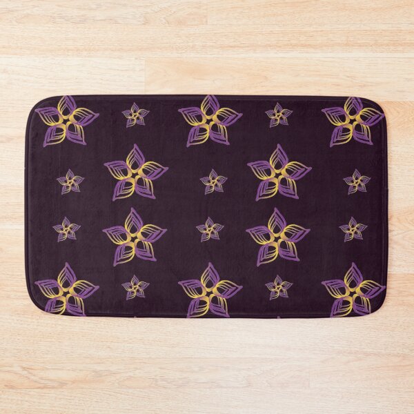 Item preview, Purple Golden Flowers designed and sold by Art Shimmers.