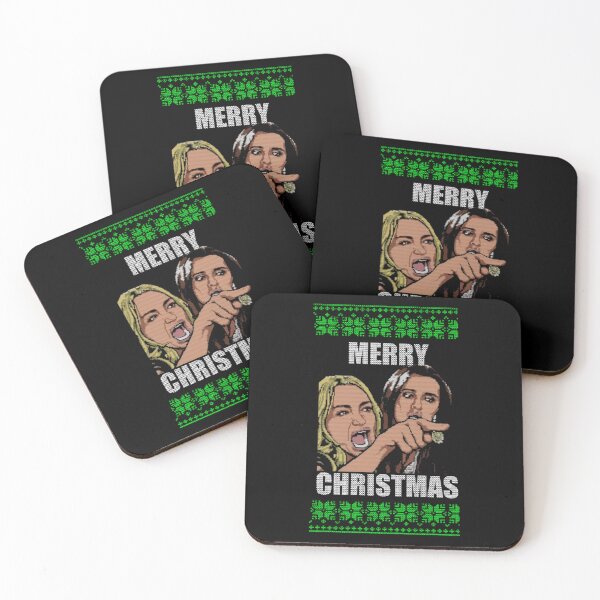 Item preview, Yelling at Cat Meme - Merry Christmas  	 designed and sold by fkmynhsqx98.