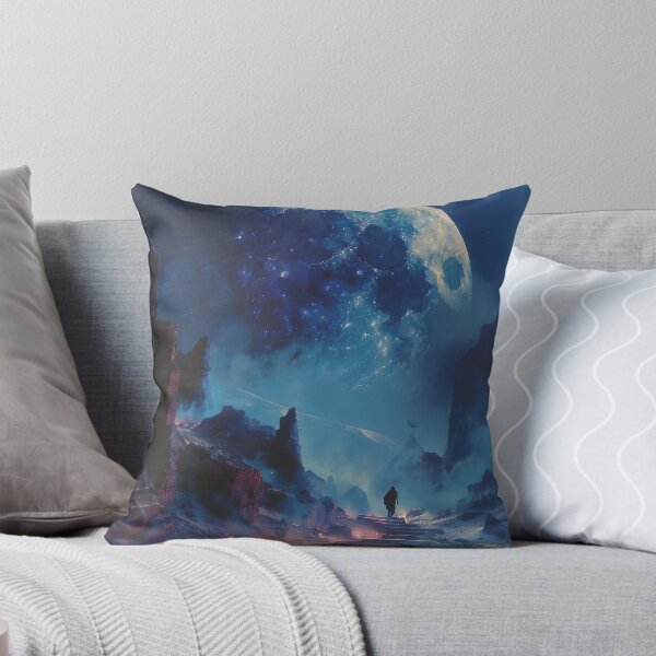 Item preview, Illustration Surréaliste Lune Désert Design designed and sold by Guesso.