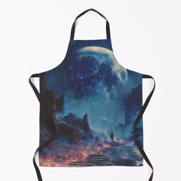 Item preview, Illustration Surréaliste Lune Désert Design designed and sold by Guesso.