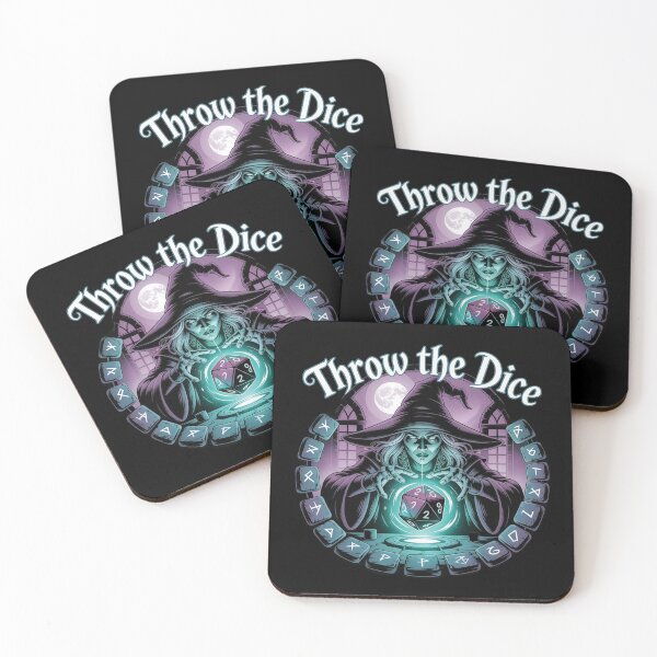 Item preview, Throw the Dice – Mystic Witch designed and sold by TeeLabDesign.