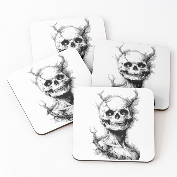 Item preview, Hallowen Ghost skull designed and sold by Dawidsz79.