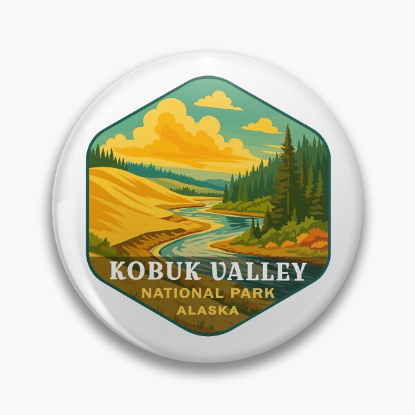 Item preview, Kobuk Valley National Park Retro Sticker designed and sold by Ismeal Von.