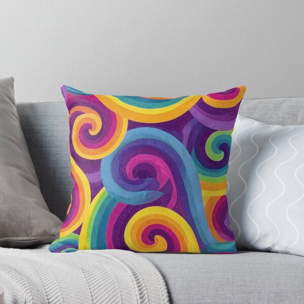 Item preview, Rainbow Spiral Swirl Pattern designed and sold by HausKatz.