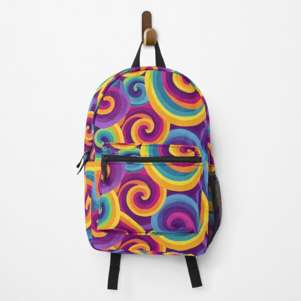 Item preview, Rainbow Spiral Swirl Pattern designed and sold by HausKatz.