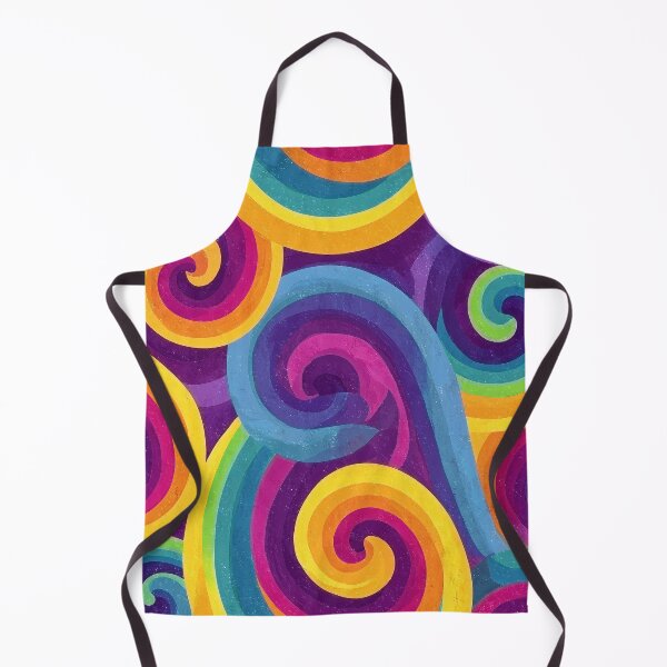Item preview, Rainbow Spiral Swirl Pattern designed and sold by HausKatz.