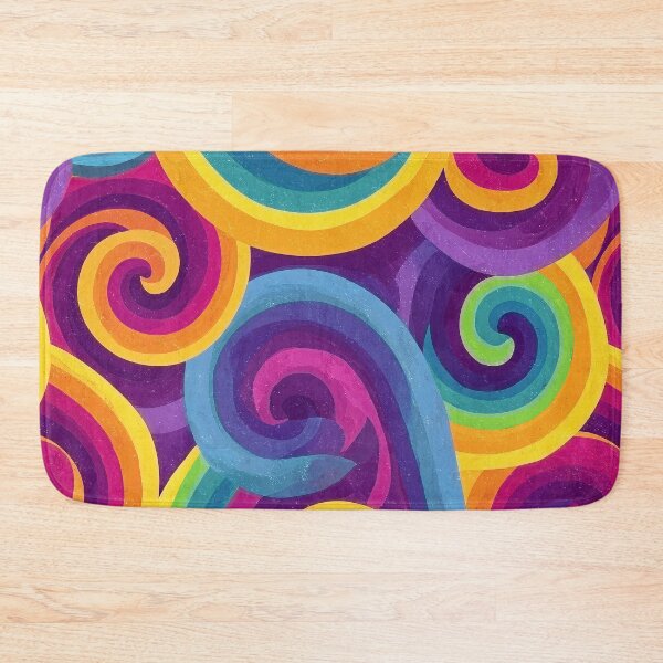 Item preview, Rainbow Spiral Swirl Pattern designed and sold by HausKatz.