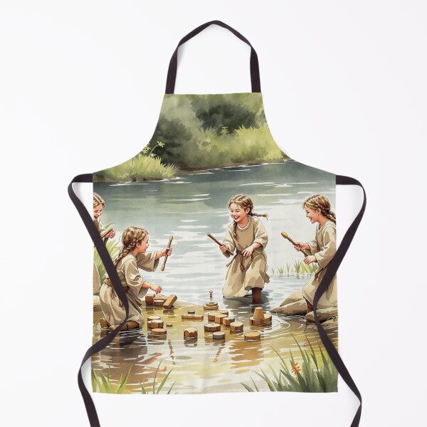 Item preview, Celtic children playing at the river designed and sold by jefboutique6150.