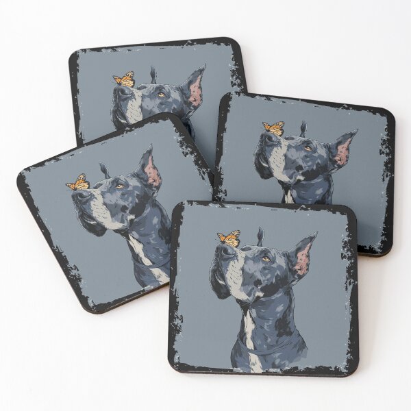 Item preview, Funny Great Dane and butterfly designed and sold by drizzd.