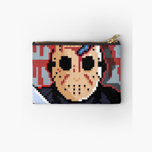 Item preview, Friday The 13th 'Jason Vorhees' With Blade Pixel Art Portrait designed and sold by Breadbin Art.