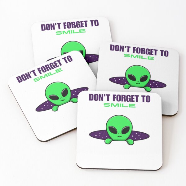 Item preview, Cute Alien on Starry Platform Positivity Design designed and sold by Soujji-Designs.