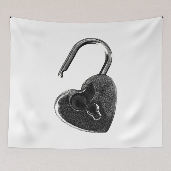 Item preview, Heart padlock designed and sold by DhriegoStudio.