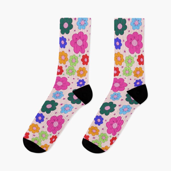 Item preview, Retro Colorful Abstract Flower Pattern | Cute flowers pattern  designed and sold by Swati's Digital Den.