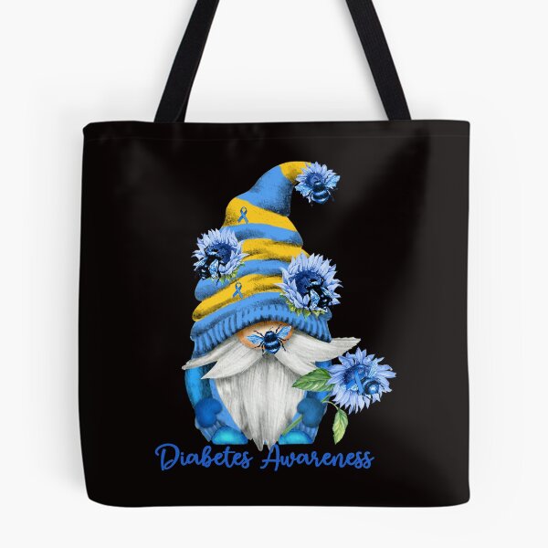 Item preview, Cute Gnome with Flowers and Ribbon Diabetes Awareness Design Gifts designed and sold by Maniutek.