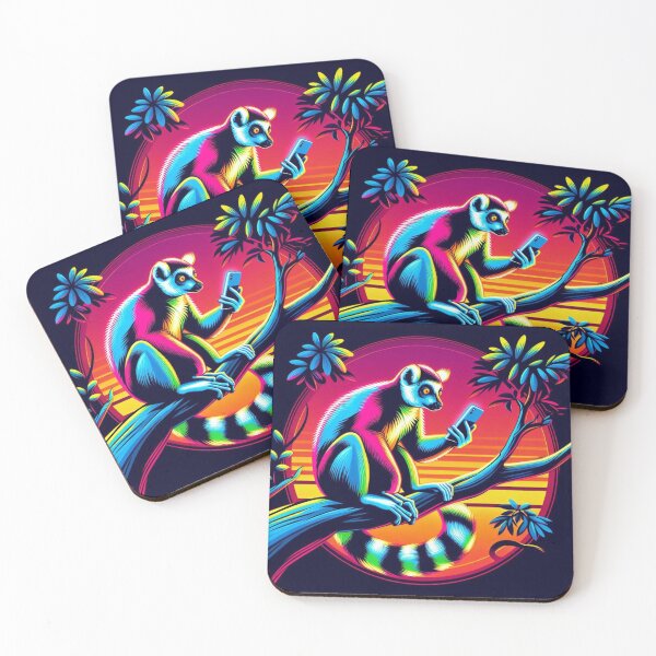 Item preview, Cute funny lemur  designed and sold by Dogandesighn.