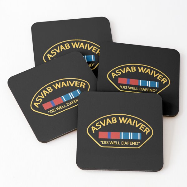 Item preview, ASVAB Waiver Patch – “Dis Well Dafend” Funny Military Meme Design designed and sold by getpressedshirt.