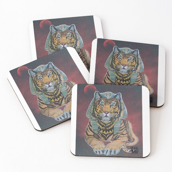 Item preview, Esfinge del Tigre bajo la Luna Roja designed and sold by Blakkwolverine.