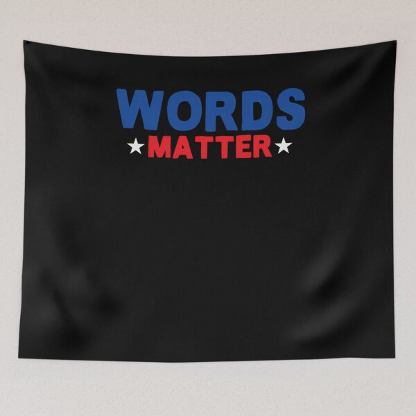Item preview, Words Matter  	 designed and sold by syeqprzmclc34.