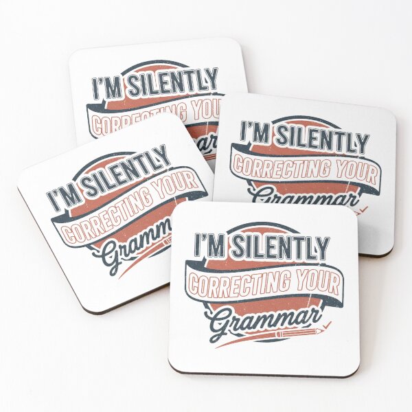 Item preview, I'm silently correcting your grammar designed and sold by Funktastic Designs.