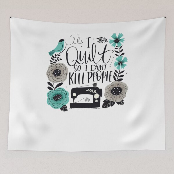 Item preview, I Quilt So I Don't Kill People  	 designed and sold by hrdngutte25.
