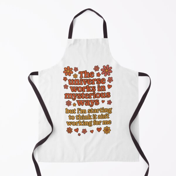 Item preview, The universe works in mysterious ways -ajr inspired retro quote designed and sold by Rick and Jess.
