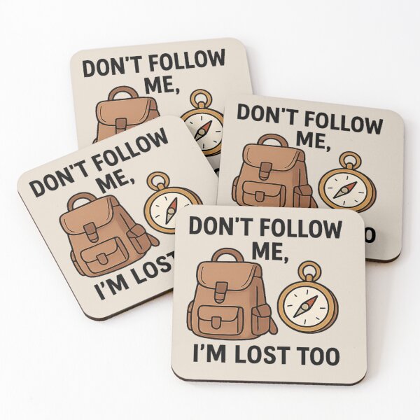 Item preview, Don’t Follow Me I’m Lost Too | Funny Directionally Challenged Humor Shirt designed and sold by Long Family Gifts.