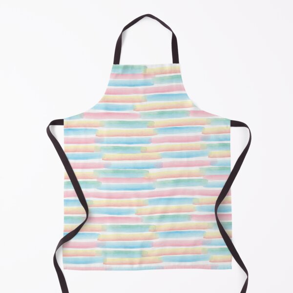 Item preview, watercolor pastle stripes seamless pattern designed and sold by FirsttMeUp.