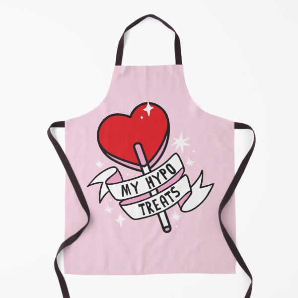 Item preview, My Hypo Treats – Heart Lollipop Diabetes Design - Diabetes Humor designed and sold by HotFluff.