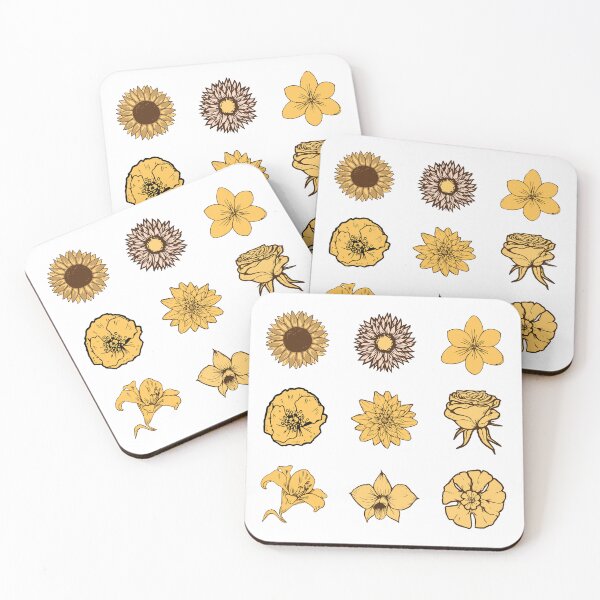 Item preview, Monochrome Floral 3x3 Grid designed and sold by Vision Crafted.