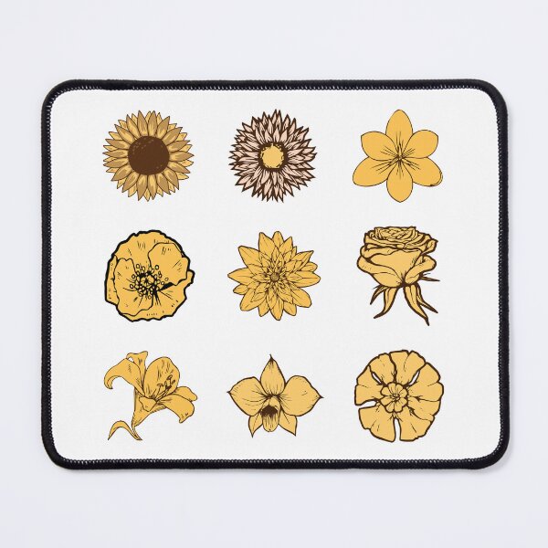 Item preview, Monochrome Floral 3x3 Grid designed and sold by Vision Crafted.