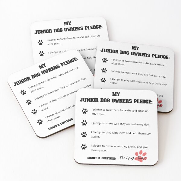 Item preview, Junior Dog Owners pledge designed and sold by Nachturne.