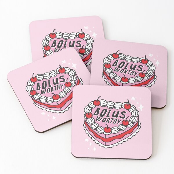 Item preview, Bolus Worthy – Heart Cake Diabetes Design - Diabetes Humor designed and sold by HotFluff.