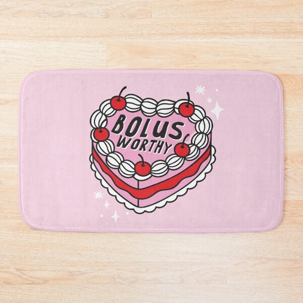 Item preview, Bolus Worthy – Heart Cake Diabetes Design - Diabetes Humor designed and sold by HotFluff.