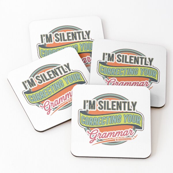 Item preview, I'm silently correcting your grammar designed and sold by Funktastic Designs.
