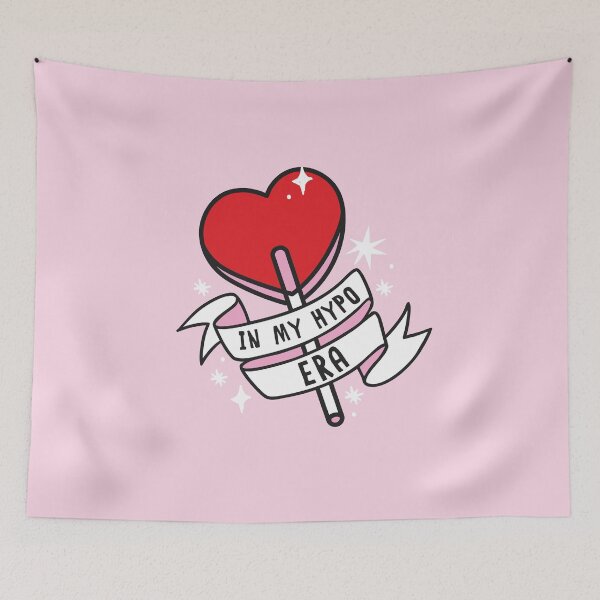 Item preview, In My Hypo Era – Heart Lollipop Diabetes Design - Diabetes Humor designed and sold by HotFluff.