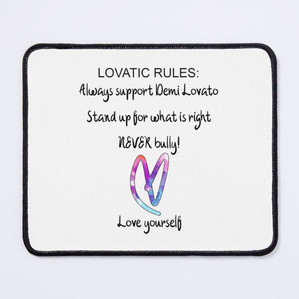 Item preview, Lovatic Rules - Fandom Design designed and sold by ymmzdubwqhb32.