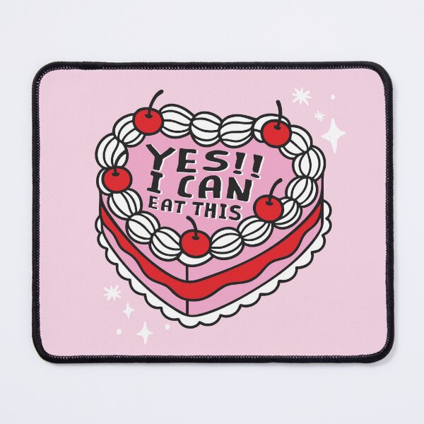 Item preview, Yes!! I Can Eat This – Diabetic Cake Illustration - Diabetes Humor designed and sold by HotFluff.