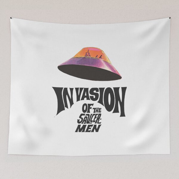 Item preview, Vintage Invasion Of The Saucer Men designed and sold by QuayTradingCo.