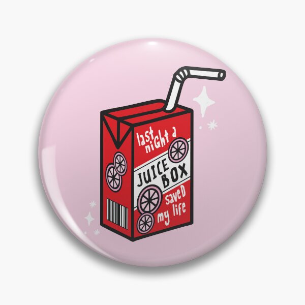 Item preview, Last Night a Juice Box Saved My Life – Funny Diabetic Juice Box Illustration - Diabetes Humor designed and sold by HotFluff.