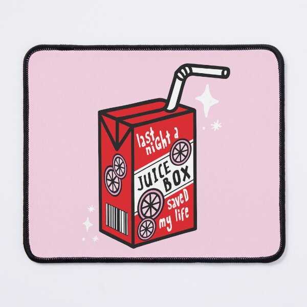 Item preview, Last Night a Juice Box Saved My Life – Funny Diabetic Juice Box Illustration - Diabetes Humor designed and sold by HotFluff.