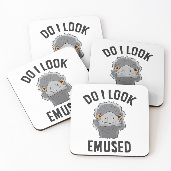 Item preview, Funny Emu Bird Do I Look Emused Cute Australia Emu Long 	 designed and sold by cunttmeob10.
