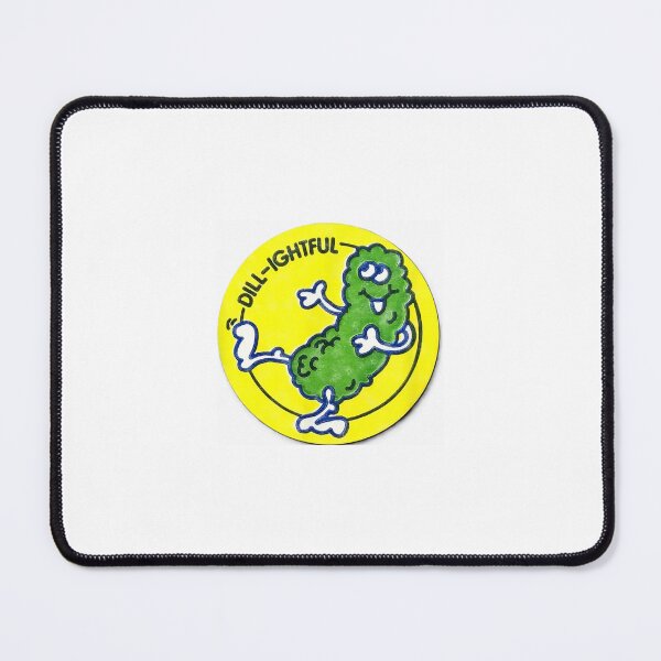Item preview, Retro Trend Scratch and Sniff Sticker Dill-ightful Dill Pickle designed and sold by RadYogaGirl.
