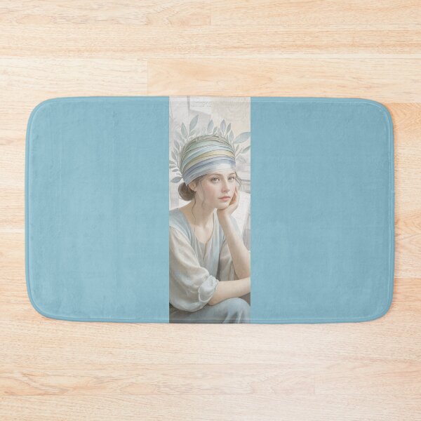 Item preview, Vintage Portrait With Floral Headpiece By Merch, Limited Edition designed and sold by COOPERFRINK.