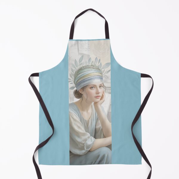 Item preview, Vintage Portrait With Floral Headpiece By Merch, Limited Edition designed and sold by COOPERFRINK.